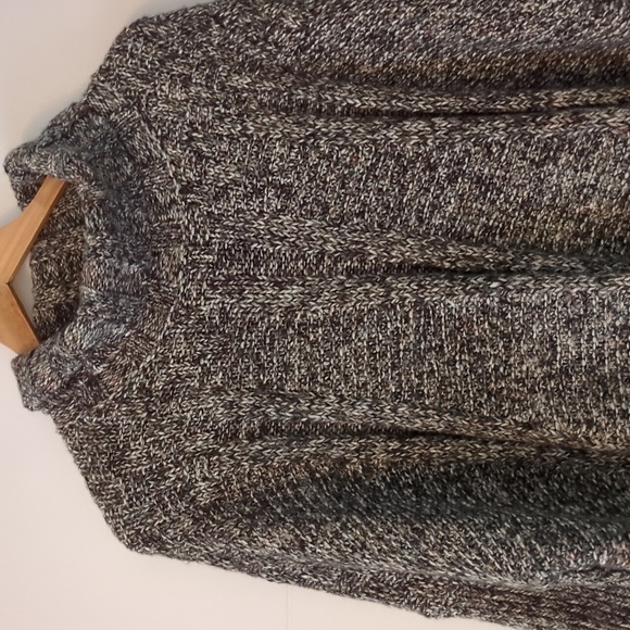 Matilda Jane Oversized Turtle Neck Multicolor Cozy Fall Boho Coast Pullover Sz L - Picture 4 of 10